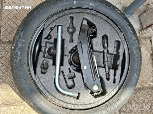 Резервна гума тип патерица 5 по 112 голф 5 голф 6 тоаран шкода ауди А3 и др.Пълен комплект., снимка 2 - Гуми и джанти - 55875875