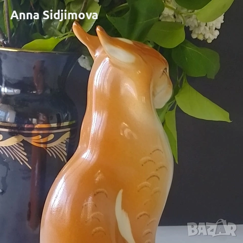 Руска порцеланова статуетка ЛФЗ , снимка 3 - Статуетки - 54313565