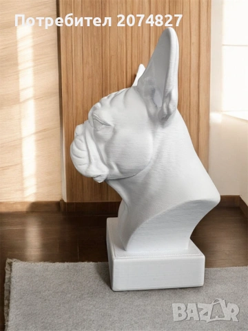 French Bulldog Bust / Фреснки булдог бюст, снимка 3 - Декорация за дома - 53368871
