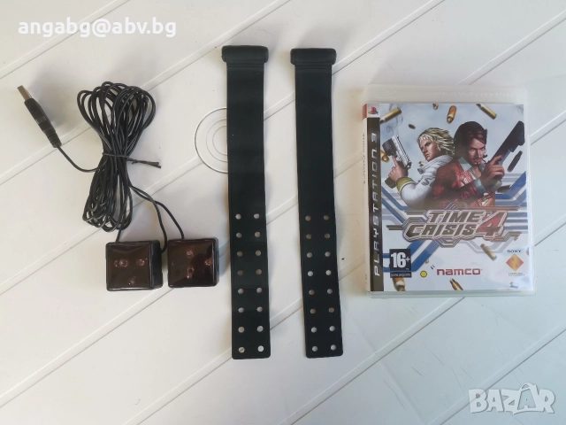 Time Crisis 4 Includes G-CON tm3, снимка 8 - Игри за PlayStation - 56309597