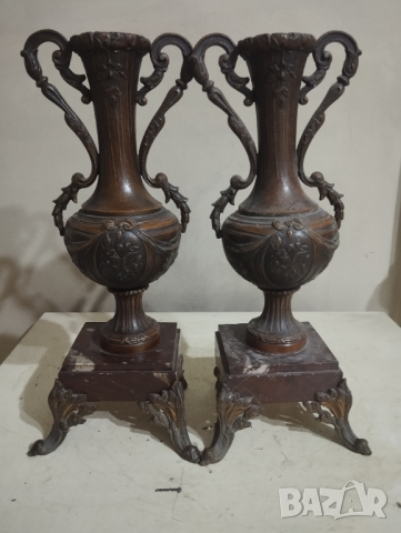 Два свещници,декорации арт деко