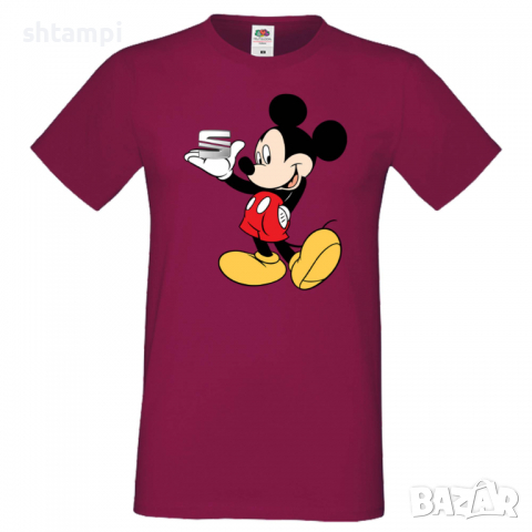 Мъжка тениска Mickey Mouse SEAT Подарък,Изненада,Рожден ден, снимка 4 - Тениски - 36577596