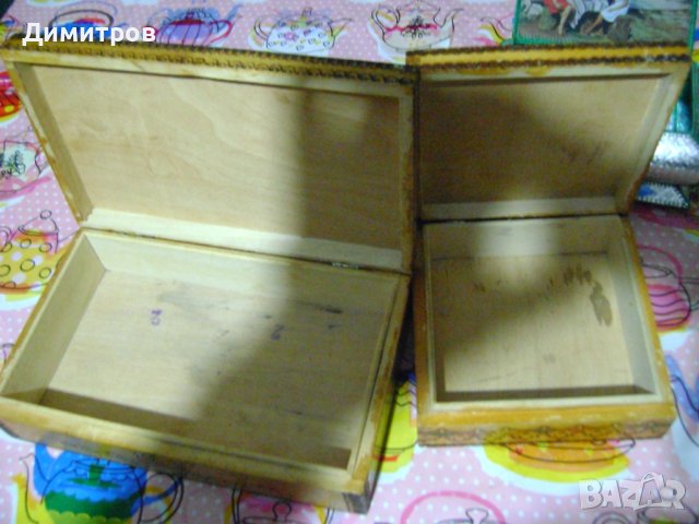 Дървени кутии от соца , снимка 2 - Антикварни и старинни предмети - 44197783