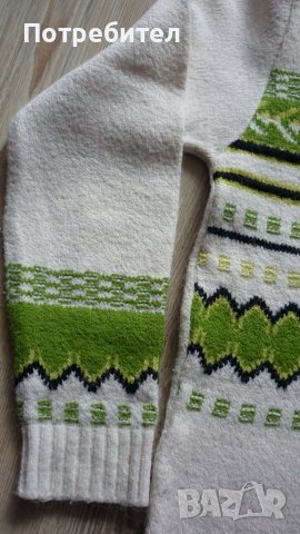 Пуловер с висока яка размер ХS-S, снимка 5 - Блузи с дълъг ръкав и пуловери - 38871066