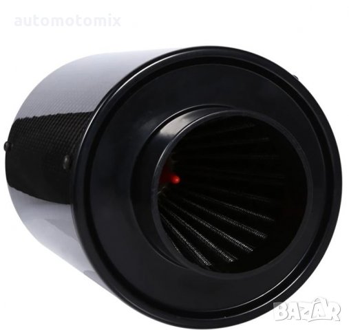 СПОРТЕН ФИЛТЪР ЗА АВТОМОБИЛ КАРБОН 190ММ -8023, снимка 3 - Аксесоари и консумативи - 34216774