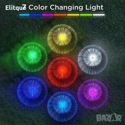 Комплект соларни лампи за градина, снимка 7 - Соларни лампи - 53338238