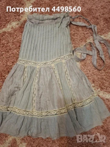 PEACH Пола/коприна и памук, снимка 4 - Поли - 51119565