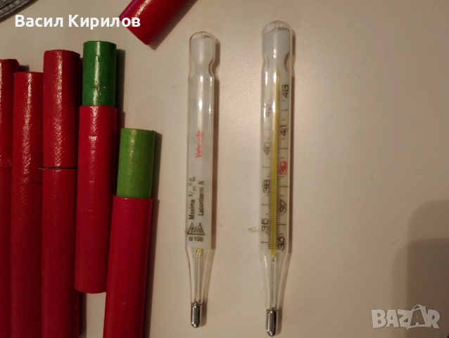 Термометър от соца ГДР производство , снимка 3 - Други - 52344402