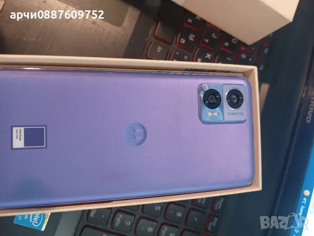 Смартфон GSM MOTOROLA EDGE 30 NEO VERY PERY 6.28 ", 128 GB, RAM 8 GB, 64+13 MP, 5G, снимка 3 - Samsung - 48097159