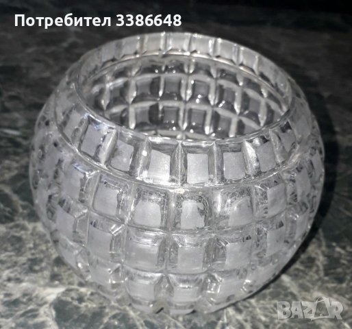 Лот  от  соца  2 кристални  фруктиери  и  2бр  кристални вази. , снимка 3 - Декорация за дома - 38398098