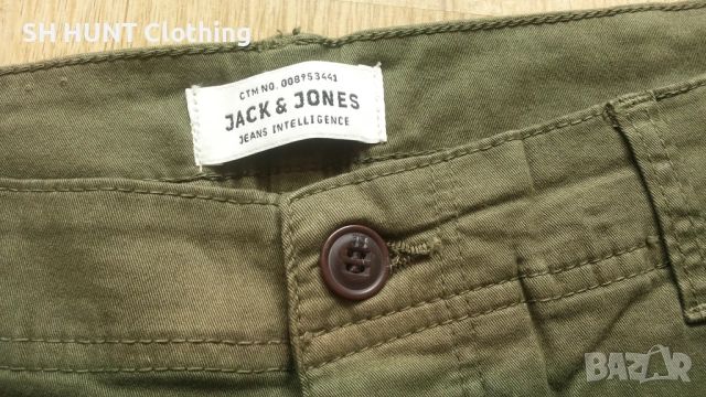 JACK & JONES STRETCH CARGO Trouser размер 32 / 34 изцяло еластичен карго панталон - 1580, снимка 10 - Панталони - 52597369