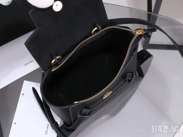 Celine Nano Belt Bag – Black, снимка 9 - Чанти - 56467824