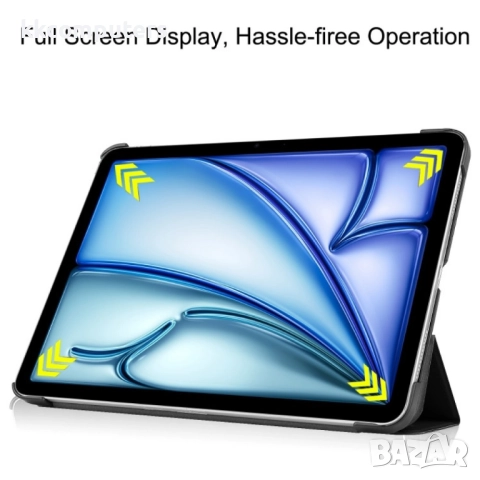 Apple iPad Air 11 2024 Кожен Калъф и Протектор, снимка 2 - Калъфи, кейсове - 52801722