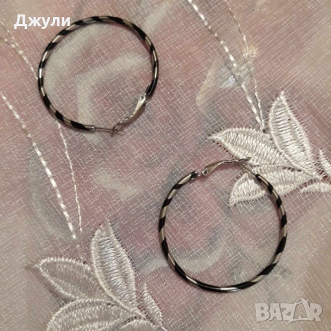 Дамски Обеци , снимка 3 - Обеци - 53036349
