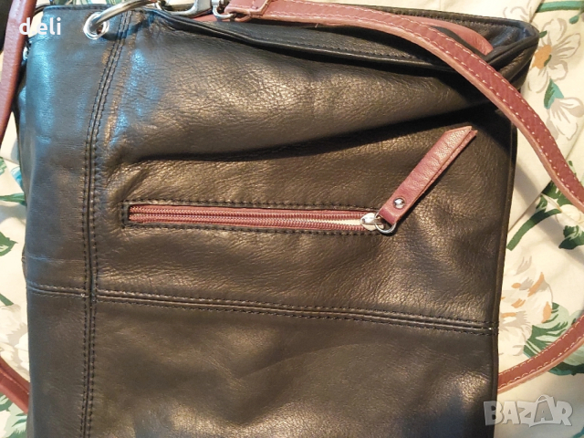 Vera Pelle Italy 🇮🇹 100% Кожа Нова чанта, снимка 11 - Чанти - 53064039