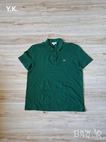 Оригинална мъжка тениска с яка Lacoste