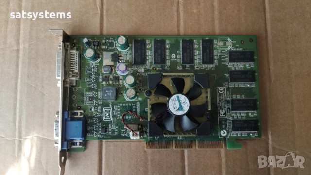 Видео карта NVidia Quadro Dell FX 500 128MB DDR 128bit AGP