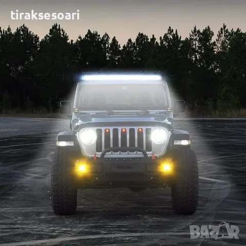 12D ИЗВИТ LED BAR 990W 128CM ЛЕД БАР За Джип Камион Микробус, снимка 5 - Аксесоари и консумативи - 47394132