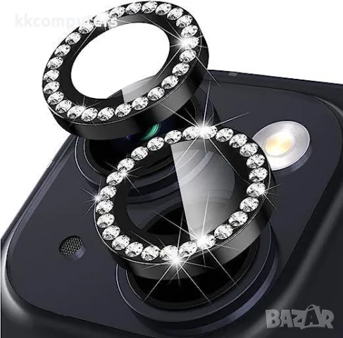 Camera Lens Stone за iPhone 13 Pro / 13 Pro Max / Тъмносив / Баркод : 2403760, снимка 1 - Фолия, протектори - 47864811