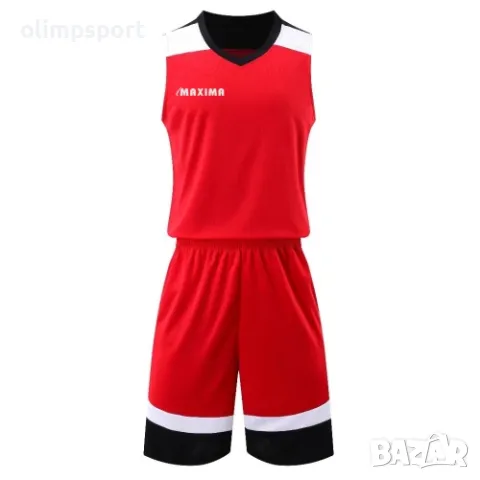 Баскетболен екип MAXI, комплект потник и шорти с джобове. Подходящ за тренировки и официални мачове., снимка 6 - Спортни дрехи, екипи - 47298736