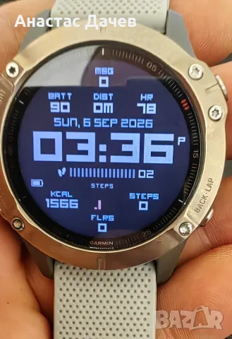 GARMIN FENIX 6 SAPPHIRE, снимка 5 - Смарт часовници - 55971593