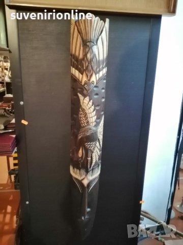 Дървена маска за стена , снимка 9 - Пана - 39767854