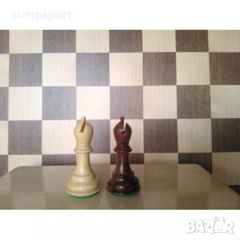 Шахматни  Дървени Фигури SUPREME Стаунтон 6 дизайн, Палисандър.  Изработка - Чемшир / Палисандър.  , снимка 5 - Шах и табла - 37591833