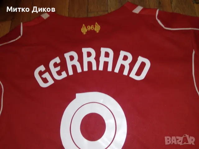 Ливърпул футболна тениска Warrior #8 Steveh Gerrard размер Л, снимка 8 - Футбол - 55741968