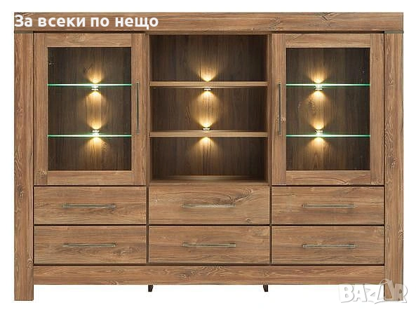 Витрина GENT KOM2W6S/13/17 с LED осветление Код P2076