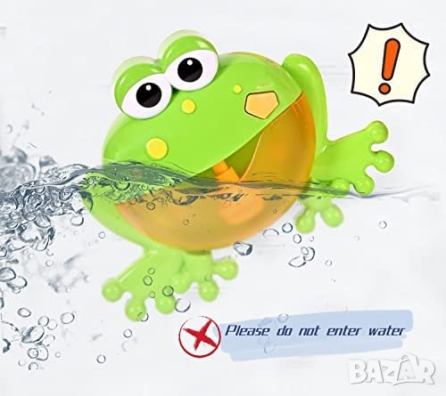 Нова Детска машина за балончета баня деца играчка музика пяна жаба, снимка 6 - Други - 40531166