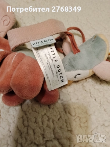 Комплект бебешки клипс и мека играчка , снимка 8 - Плюшени играчки - 52716724
