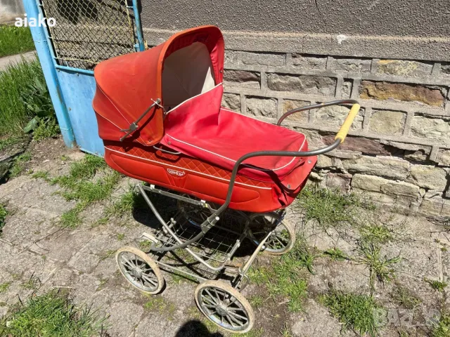 Ретро каляска СССР Бемби бебешка количка , снимка 2 - Други ценни предмети - 50044561