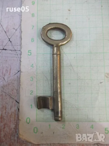 Ключ стар бронзов за брава - 2
