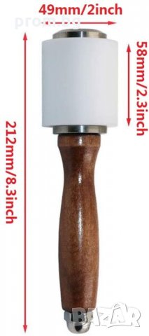 кожарски, сарашки чук от тефлон и дърво, 2 модела, снимка 7 - Други инструменти - 31162587