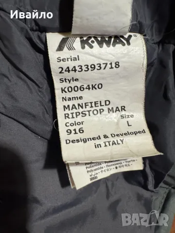 K-WAY MANFIELD RIPSTOP MARMOTTA., снимка 6 - Якета - 48687144