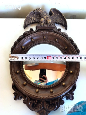 Оригинално Старо Американско Огледало, снимка 9 - Антикварни и старинни предмети - 54020269