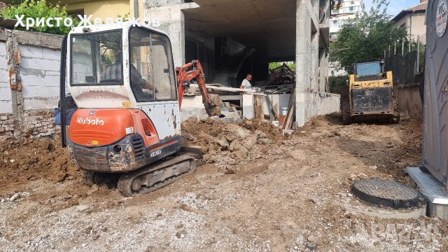 Багер, бобкат, дъмпер, валяк 