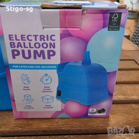 НОВА Електрическа помпа за балони 600W (Folat) за парти украси и арки , снимка 3 - Декорация - 56162537