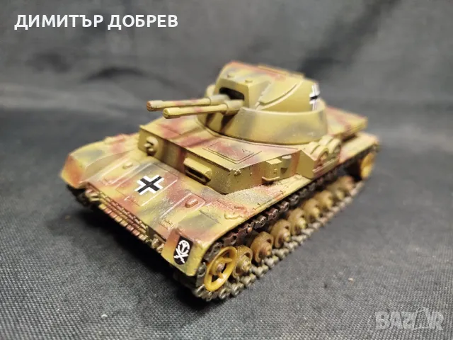 1/50 МЕТАЛЕН МАЩАБЕН МОДЕЛ ТАНК PZ IV SOLIDO FRANCE, снимка 1 - Колекции - 48933089