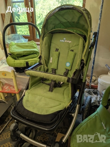 Голям комплект бебешка количка Baby Design 3в1 LUPO + подаръци, снимка 9 - Детски колички - 51798885