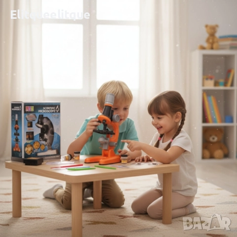 Детски научен микроскоп Scientific Microscope 1200x, снимка 4 - Образователни игри - 52200876