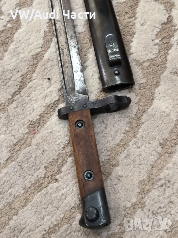 Кавалерийски щик нож байонет Манлихер М-95 , снимка 2 - Антикварни и старинни предмети - 52043524