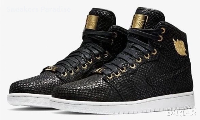 Nike Air Jordan 1 Pinnacle „Black Gold“ маратонки обувки