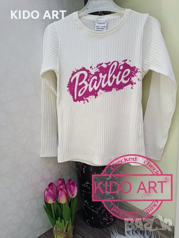 Блуза за момиче Барби, снимка 2 - Детски Блузи и туники - 42769216
