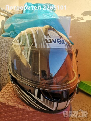 Каска, Мото шлем UVEX PS 430, размер SMAL 55/56, снимка 6 - Аксесоари и консумативи - 37381608