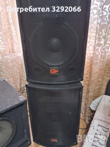 тонколони 15 инча +бас каса 15 инча