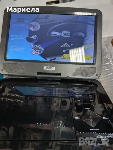 SUNPIN 12,5-инчов преносим DVD плейър с 10,5-инчов HD въртящ се екран, снимка 2 - Други - 50020495