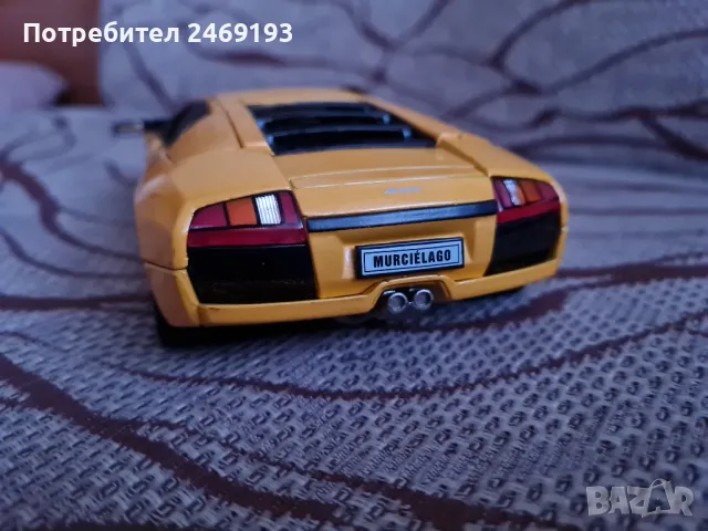 Метална количка Lamborghini Mursielago, снимка 5 - Колекции - 48580177