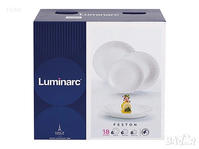 НОВИ! Сервиз за хранене Luminarc Feston 18 части