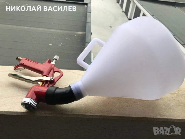 Пистолет за  мазилки  и  боядисване  с  3  дюзи  ., снимка 9 - Други инструменти - 54357316